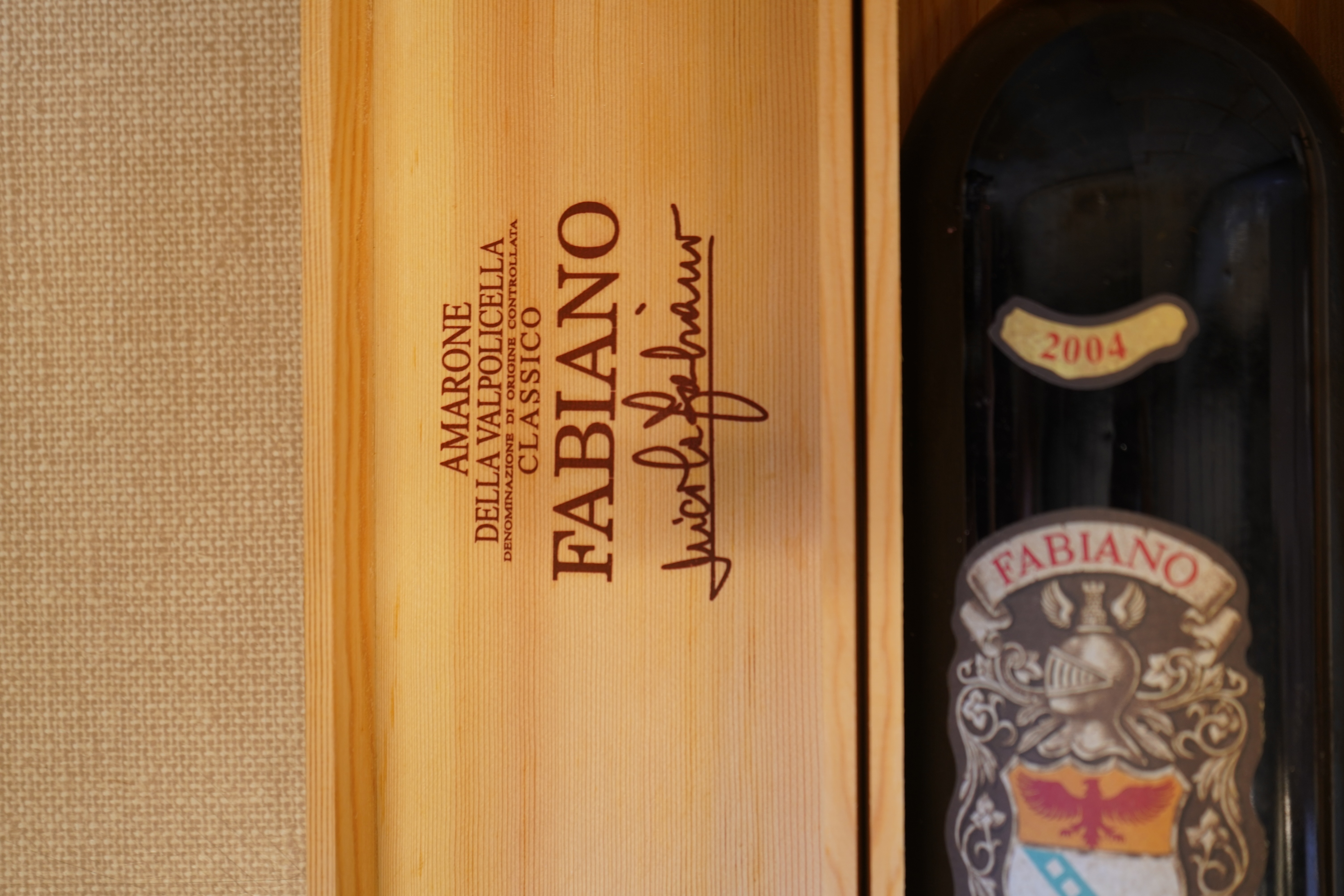 Fabiano, Amarone della Valpolicella Classico, 2004